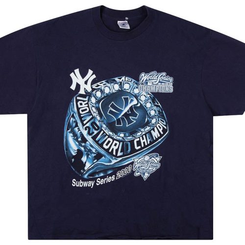 2000 NEW YORK YANKEES WORLD SERIES CHAMPIONS GRAPHIC TEE XXL