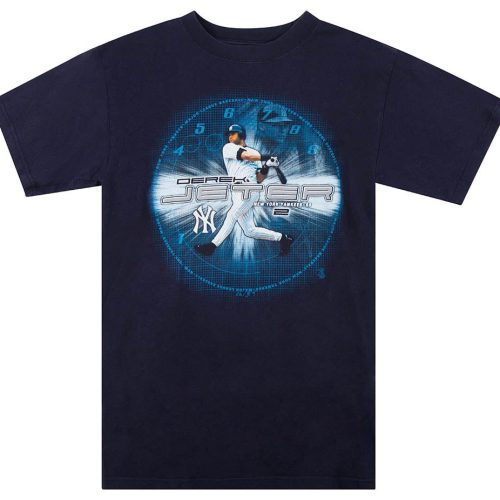 2000's NEW YORK YANKEES JETER #2 MAJESTIC TEE M