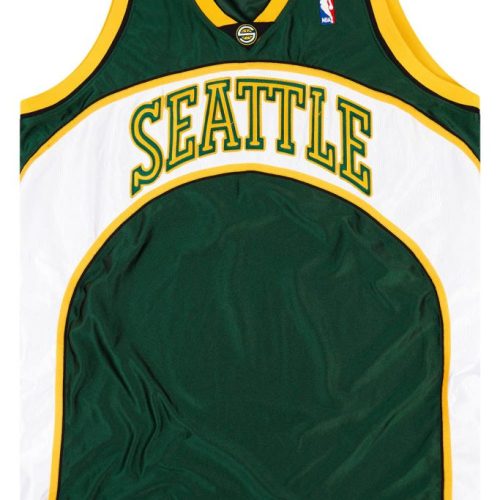 2006-08 AUTHENTIC SEATTLE SUPERSONICS ADIDAS JERSEY (AWAY) XXL