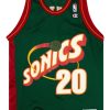 1995-01 SEATTLE SUPERSONICS PAYTON #20 CHAMPION JERSEY (AWAY) L 4 OCTA9514Front
