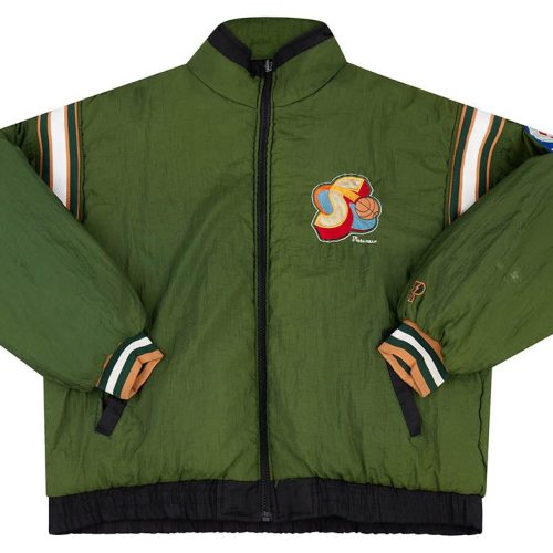 1994-95 SEATTLE SUPERSONICS PRO PLAYER REVERSIBLE COAT XL