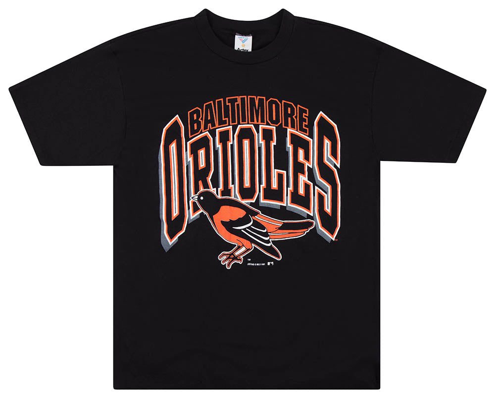 1991 BALTIMORE ORIOLES GRAPHIC TEE L 1 ORITS9101Front