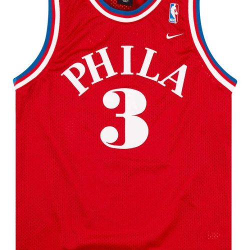 1964 PHILADELPHIA 76ERS IVERSON #3 NIKE REWIND JERSEY (AWAY) Y