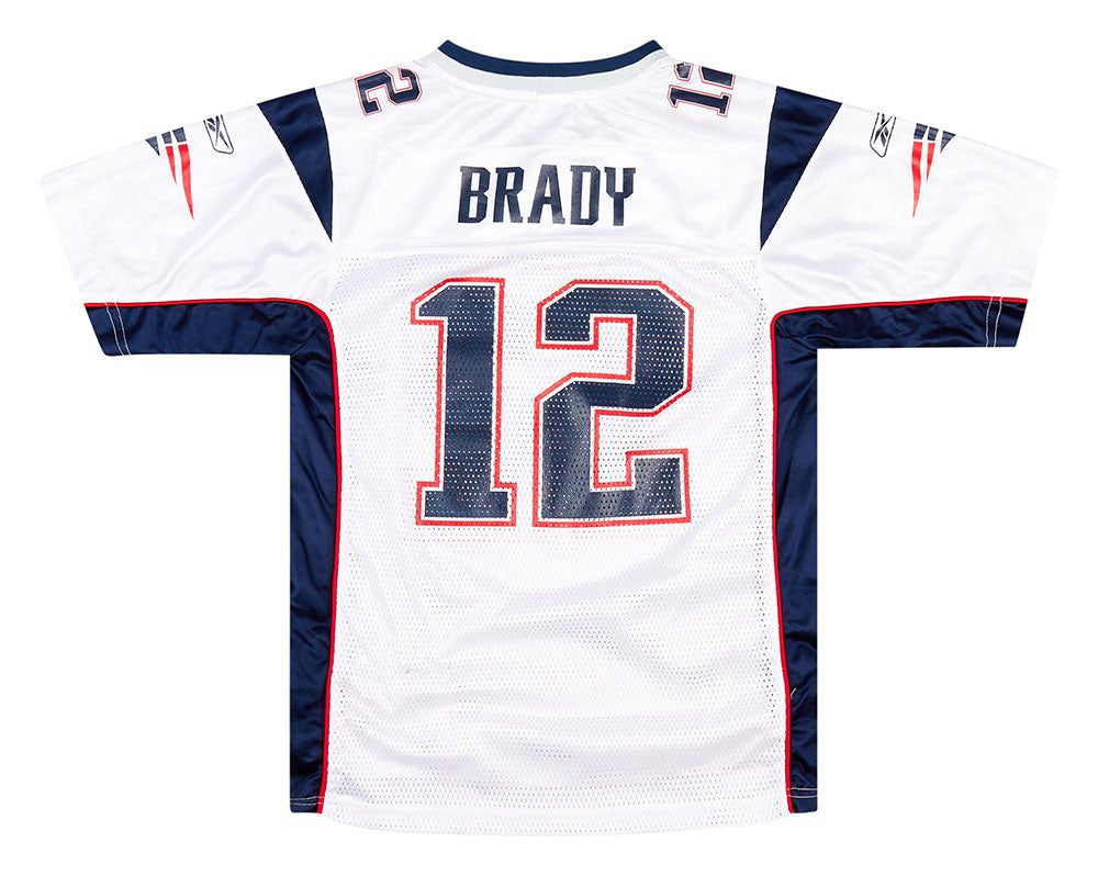 2005-06 NEW ENGLAND PATRIOTS BRADY #12 REEBOK ON FIELD JERSEY (AWAY) L 2 PATA0516Back 33074a2f f45f 4e98 8d5b 51fa58a04652