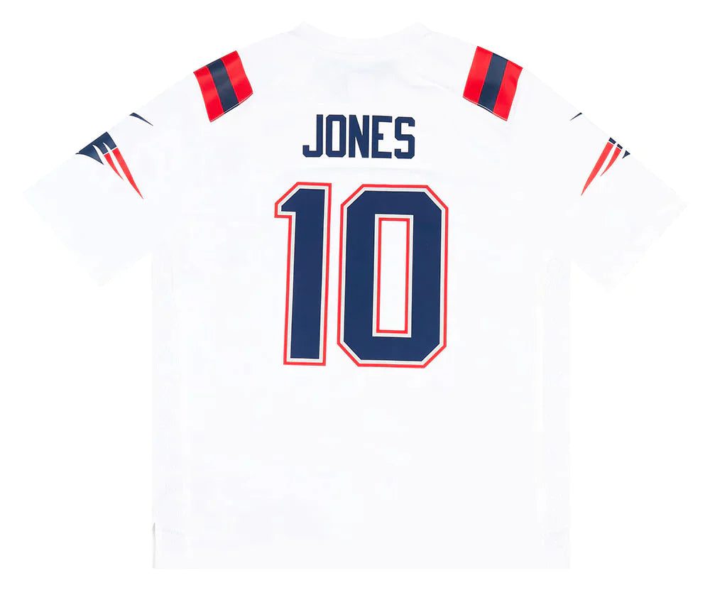 2021-22 NEW ENGLAND PATRIOTS JONES #10 NIKE GAME JERSEY (AWAY) M - W/TAGS 2 PATA2101Back c95edecc a8fe 42ec a29e 35e6ab07b7f7