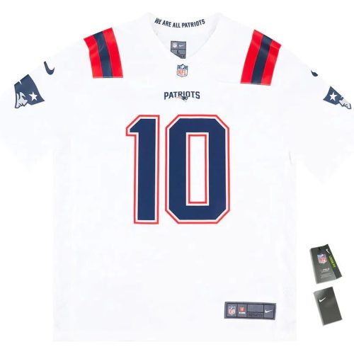 2021-22 NEW ENGLAND PATRIOTS JONES #10 NIKE GAME JERSEY (AWAY) M - W/TAGS