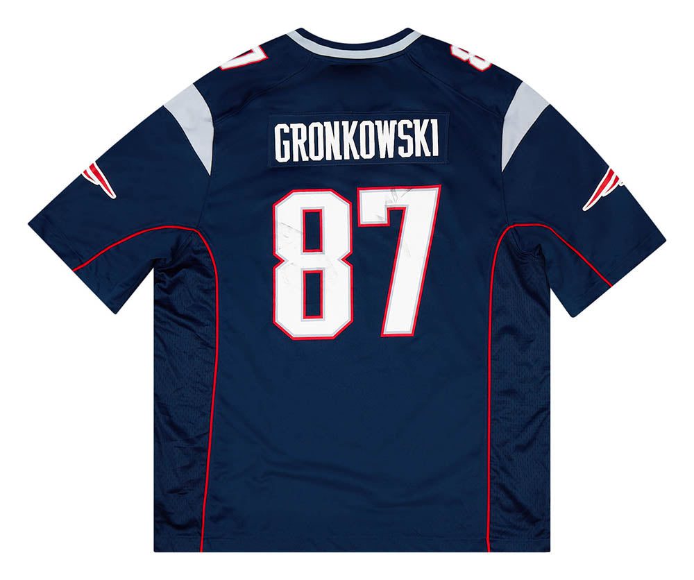 2012-18 NEW ENGLAND PATRIOTS GRONKOWSKI #87 NIKE GAME JERSEY (HOME) S 2 PATH1228Back ac228f9a 127d 4bae 859b 1619642ff433