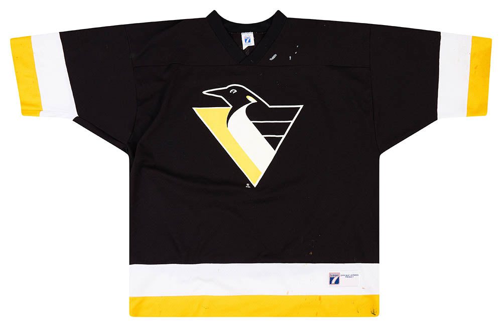 1990's PITTSBURGH PENGUINS JAGR #68 LOGO 7 JERSEY (AWAY) XXL 1 PENA9001Front