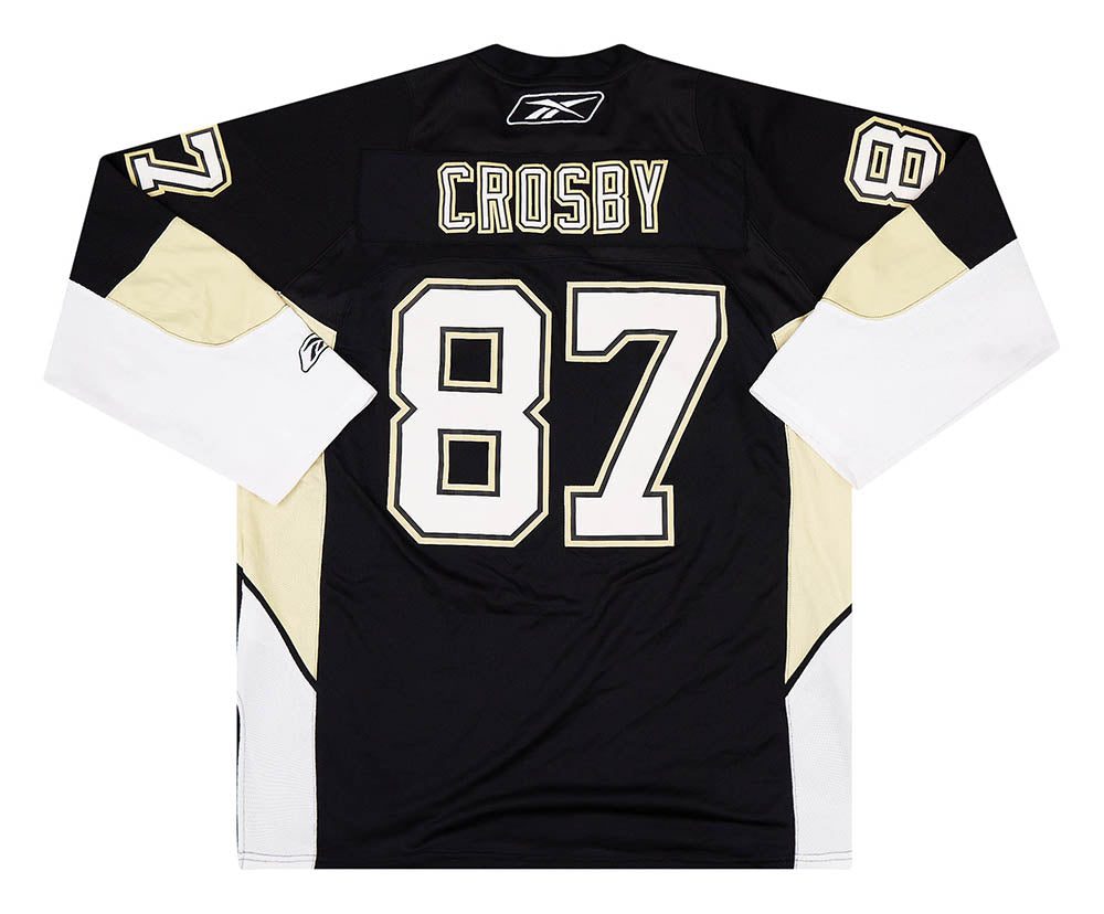 2008-11 PITTSBURGH PENGUINS CROSBY #87 REEBOK JERSEY (HOME) XL 2 PENH0701Back