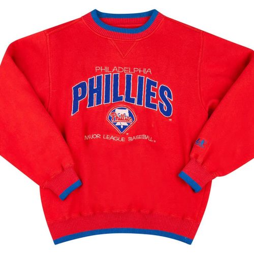 1990's PHILADELPHIA PHILLIES LOGO ATHLETIC SWEAT TOP S