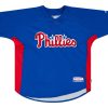 2007-10 PHILADELPHIA PHILLIES AUTHENTIC MAJESTIC BATTING PRACTICE JERSEY XL 2 PHLTR0701Front
