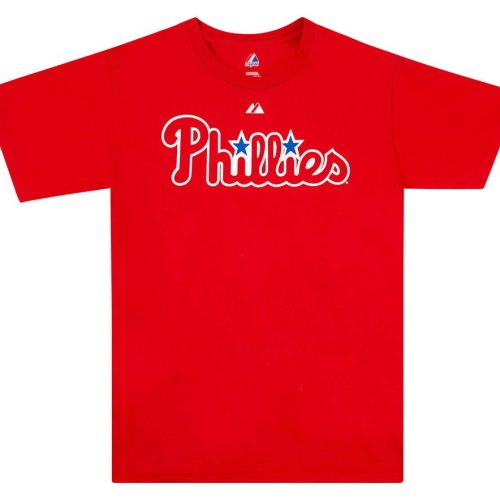 2009 PHILADELPHIA PHILLIES HOWARD #6 MAJESTIC TEE M