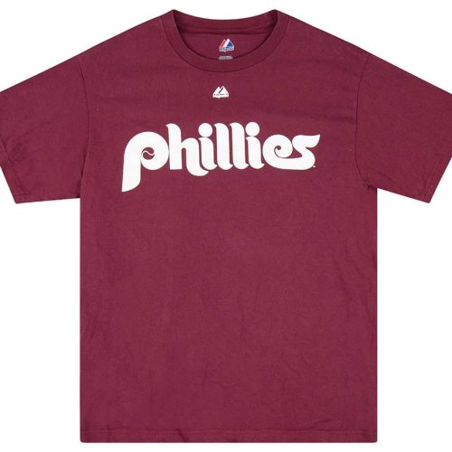 2010-13 PHILADELPHIA PHILLES HALLADAY #34 MAJESTIC TEE M