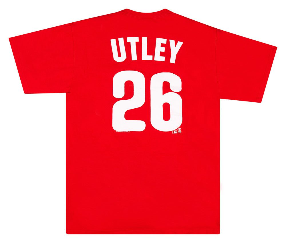 2010 PHILADELPHIA PHILLES UTLEY #26 MLB TEE M 2 PHLTS1021Back