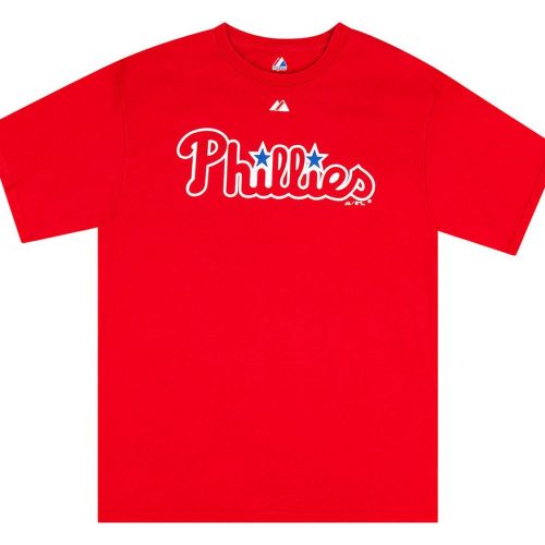2010 PHILADELPHIA PHILLIES MAJESTIC TEE L