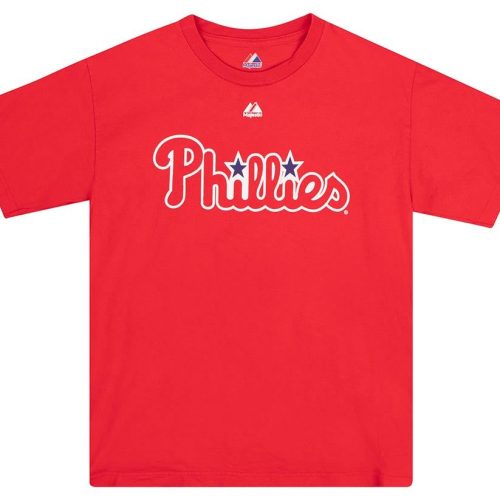 2011 PHILADELPHIA PHILLIES HOWARD #6 MAJESTIC TEE Y