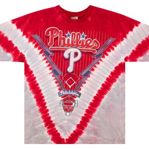 1990's PHILADELPHIA PHILLIES TIE DYE TEE L