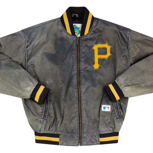 1990's PITTSBURGH PIRATES CAMPRI VARSITY JACKET M