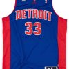 2010-14 DETROIT PISTONS JEREBKO #33 ADIDAS SWINGMAN JERSEY (AWAY) L 4 PISA1001Front