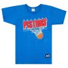 1988 DETROIT PISTONS STARTER GRAPHIC TEE M 2 PISTS8801Front