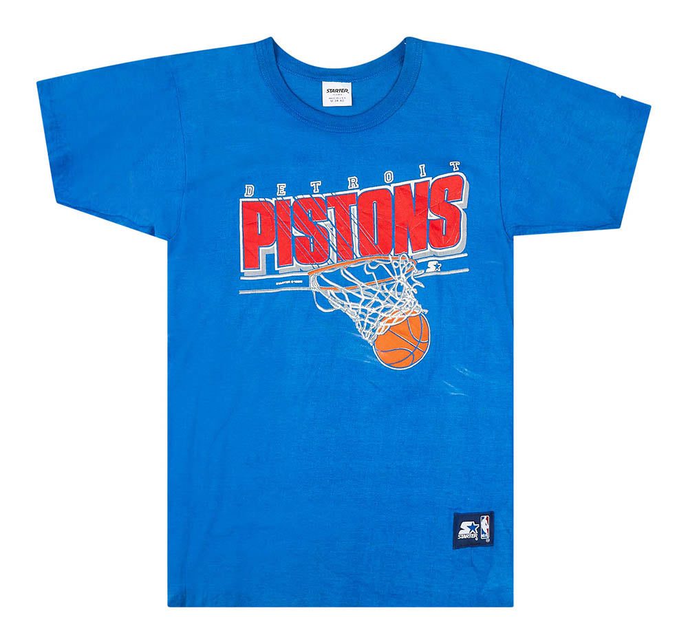1988 DETROIT PISTONS STARTER GRAPHIC TEE M 1 PISTS8801Front