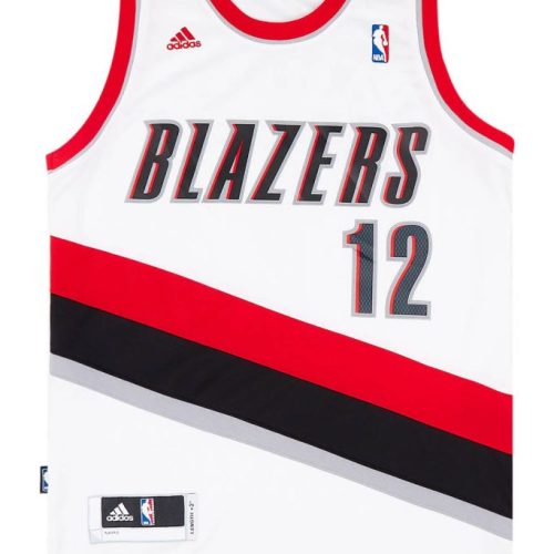 2010-14 PORTLAND TRAIL BLAZERS ALDRIDGE #12 ADIDAS SWINGMAN JERSEY (HOME) S
