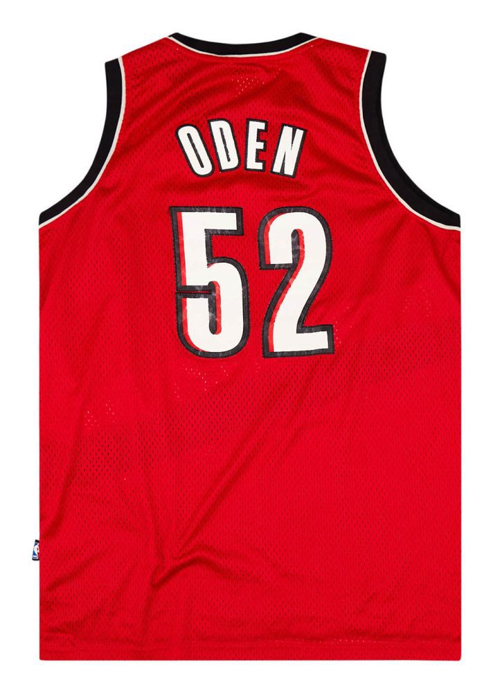 2007-10 PORTLAND TRAIL BLAZERS ODEN #52 ADIDAS SWINGMAN JERSEY (ALTERNATE) XL 2 PTBT0701Back
