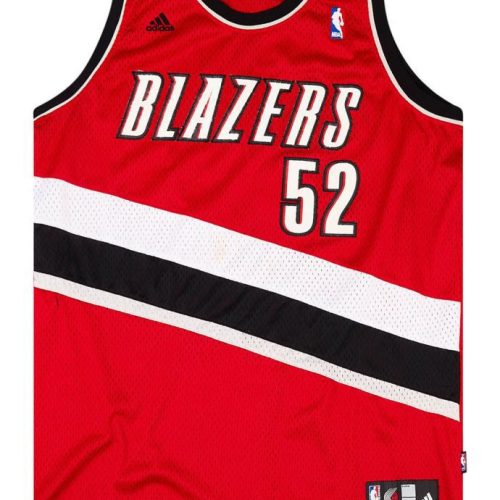 2007-10 PORTLAND TRAIL BLAZERS ODEN #52 ADIDAS SWINGMAN JERSEY (ALTERNATE) XL