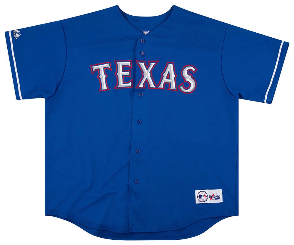 2003 TEXAS RANGERS RODRIGUEZ #3 MAJESTIC JERSEY (ALTERNATE) XXL 1 RANT0301Front