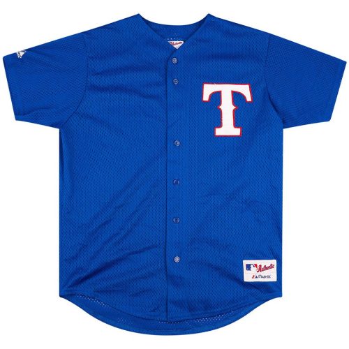 2000's TEXAS RANGERS MAJESTIC AUTHENTIC TRAINING JERSEY M