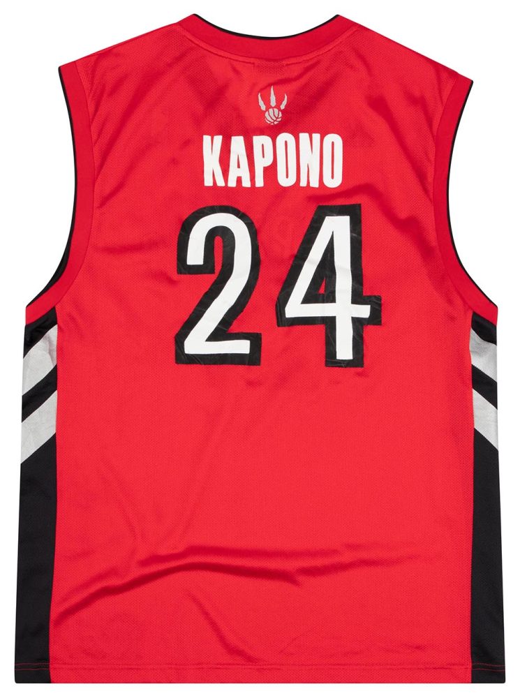 2007-09 TORONTO RAPTORS KAPONO #24 ADIDAS JERSEY (AWAY) L 2 RAPA0615Back