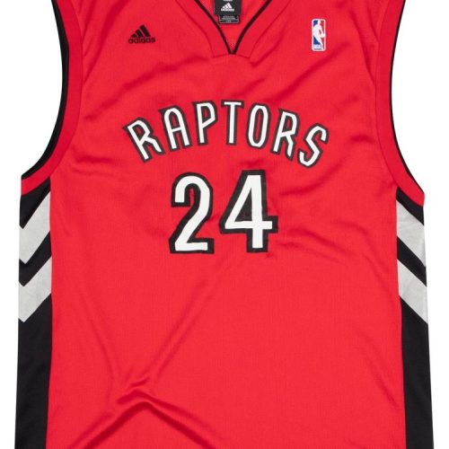 2007-09 TORONTO RAPTORS KAPONO #24 ADIDAS JERSEY (AWAY) L