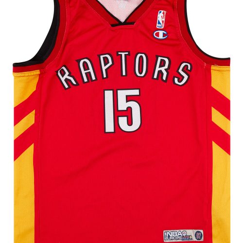 2007 TORONTO RAPTORS GARBAJOSA #15 CHAMPION NBA EUROPE LIVE TOUR JERSEY (ALTERNATE) M