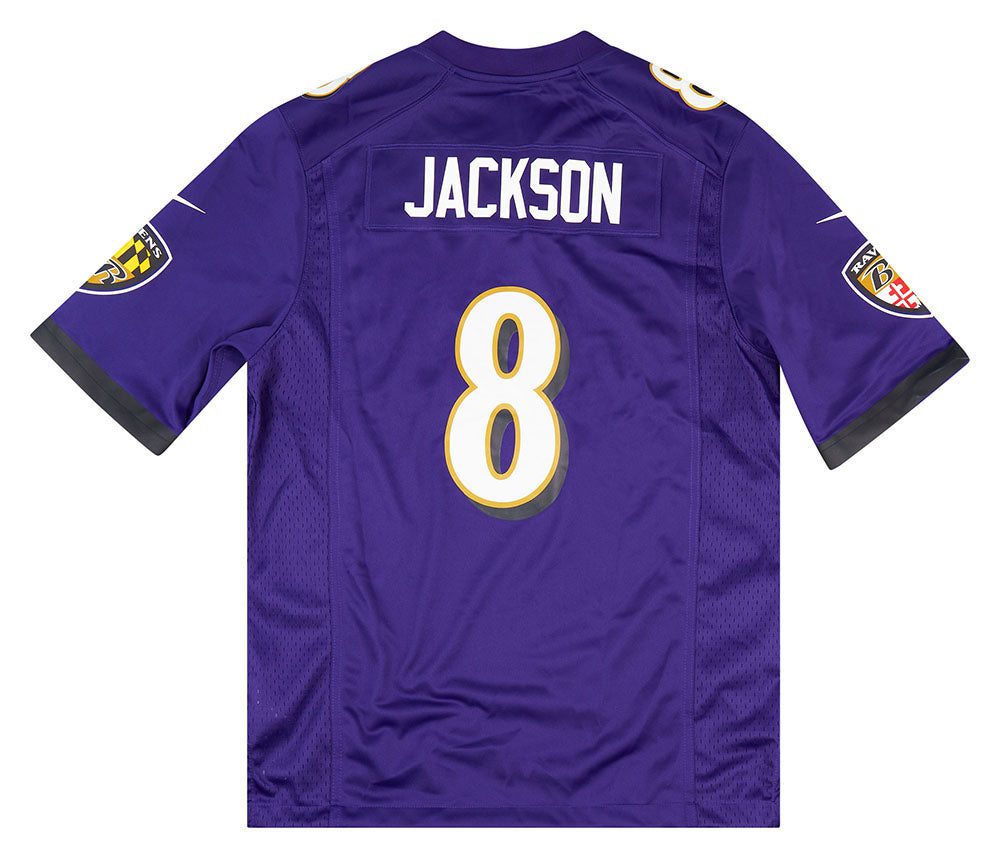 2018-23 BALTIMORE RAVENS JACKSON #8 NIKE GAME JERSEY (HOME) S - W/TAGS 2 RAVH1803Back 60c9385a 06fa 4655 a404 944d3f4c0026