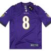 2018-23 BALTIMORE RAVENS JACKSON #8 NIKE GAME JERSEY (HOME) S - W/TAGS 5 RAVH1803Front 47cd7453 48e4 4b0b 888b c7262524196f