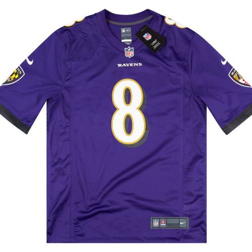 2018-23 BALTIMORE RAVENS JACKSON #8 NIKE GAME JERSEY (HOME) S - W/TAGS