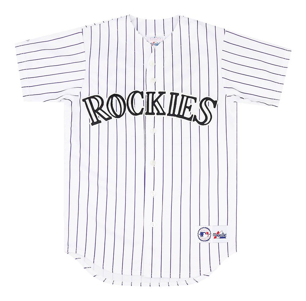 2002-04 COLORADO ROCKIES WALKER #33 MAJESTIC JERSEY (HOME) S 1 RCKH0201Front