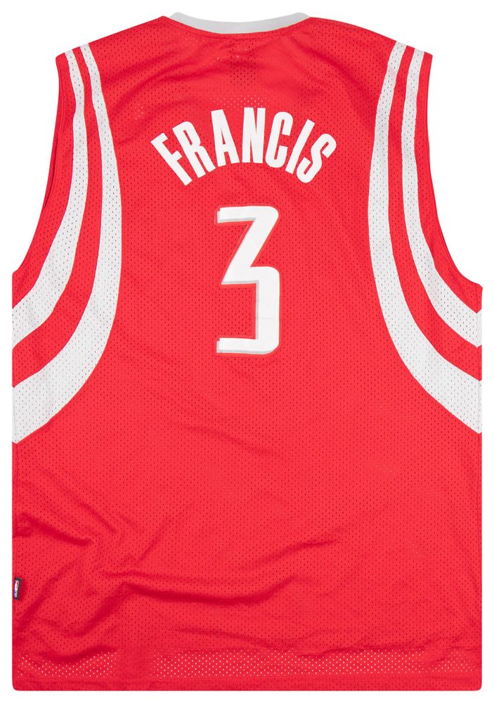 2004 HOUSTON ROCKETS FRANCIS #3 REEBOK SWINGMAN JERSEY (AWAY) XXL 2 RKTA0419Back