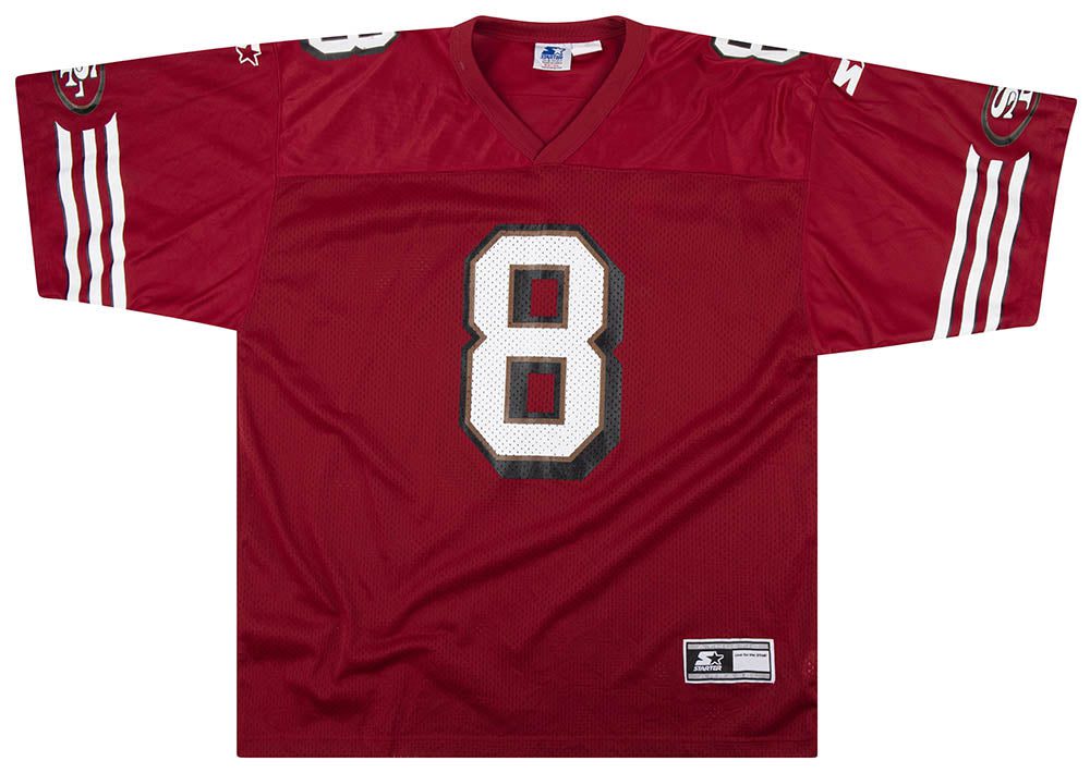 1996-98 SAN FRANCISCO 49ERS YOUNG #8 STARTER JERSEY (HOME) XL 1 S49H9616Front 9a9a9e5d 6fdd 4928 b58a 89ec1f36ca0d