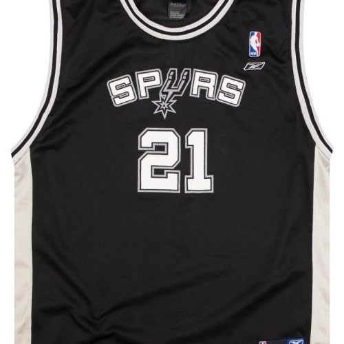 2002-06 SAN ANTONIO SPURS DUNCAN #21 REEBOK JERSEY (AWAY) Y