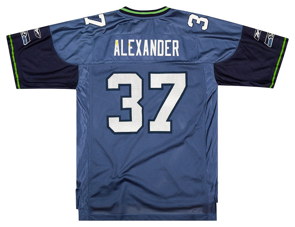 2002-04 SEATTLE SEAHAWKS ALEXANDER #37 REEBOK ON FIELD JERSEY (HOME) M 2 SEAH0202Back c4479cad d1aa 429c ae1b ff04c81aee0a