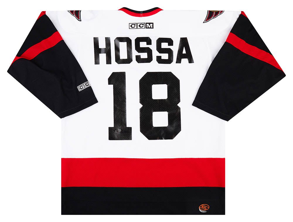 2000-03 OTTAWA SENATORS HOSSA #18 CCM JERSEY (HOME) M 2 SENH0001Back