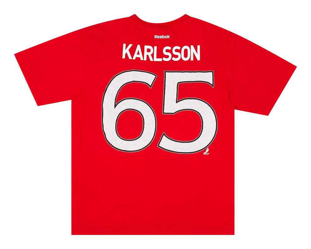 2010s OTTAWA SENATORS KARLSSON #65 REEBOK TEE S/M 2 SENTS1001Back