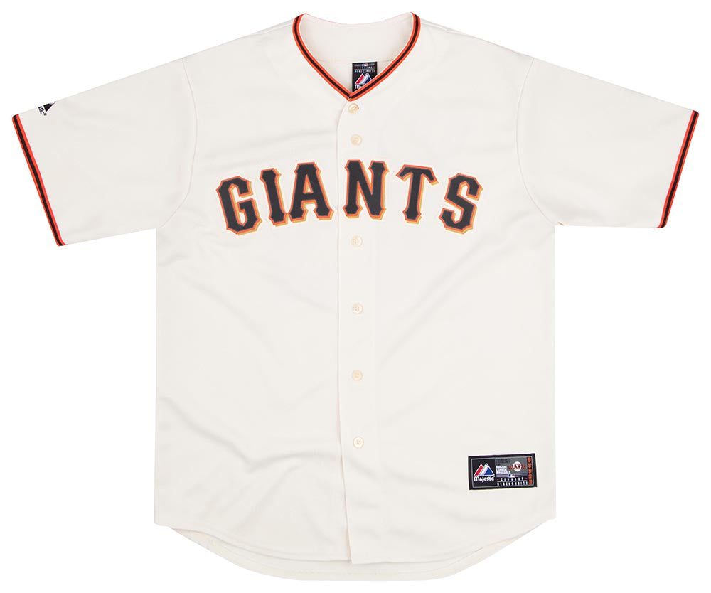2009-15 SAN FRANCISCO GIANTS DOWNING #23 MAJESTIC JERSEY (HOME) L 1 SFGH0903Front