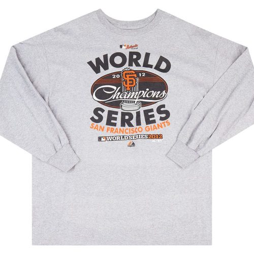 2012 SAN FRANCISCO GIANTS WORLD SERIES CHAMPIONS MAJESTIC L/S TEE XXL