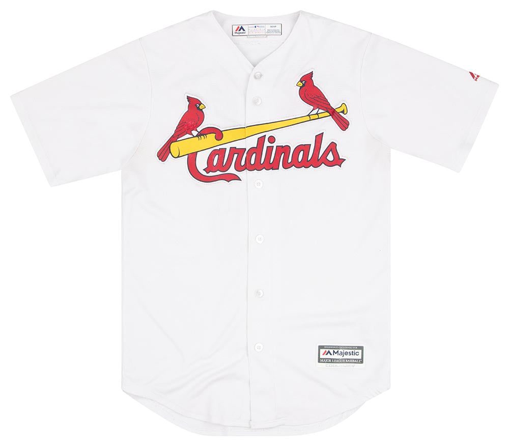 2012-18 ST. LOUIS CARDINALS MOLINA #4 MAJESTIC JERSEY (HOME) S 1 SLCH1201Front