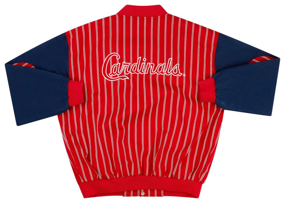 1990's ST. LOUIS CARDINALS STARTER BOMBER JACKET XL 2 SLCJ9002Back