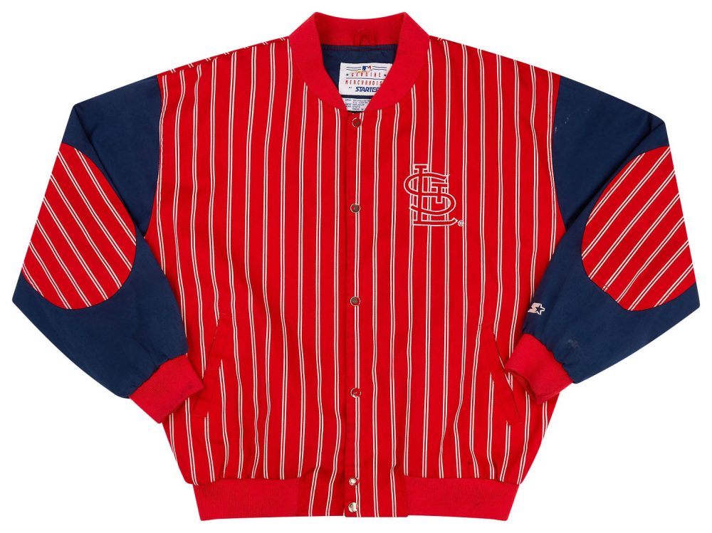 1990's ST. LOUIS CARDINALS STARTER BOMBER JACKET XL 1 SLCJ9002Front