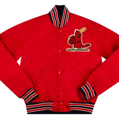 1990's ST. LOUIS CARDINALS STARTER SATIN VARSITY JACKET S