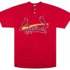 2000's ST. LOUIS CARDINALS RUSSELL ATHLETIC TEE L 3 SLCTS0003Front
